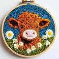 DIY Punch Needle Kits Highland Cow by Unknown