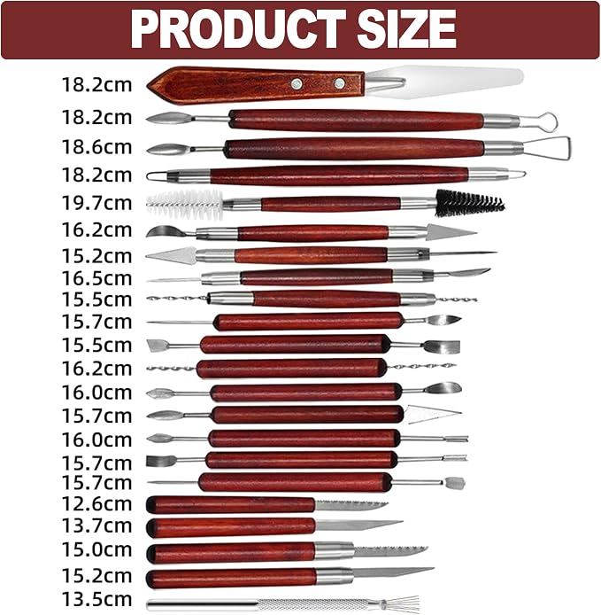 LINPHCEY 22-Piece Clay Sculpting Tools Set Perfect - Image 2