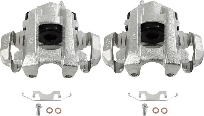 SCITOO 18B5420 18B5421 Rear Left & Right Disc Brake Calipers Assembly w/Bracket For Dodge For Durango 2011-2020,For Jeep For Grand Cherokee 2011-2022