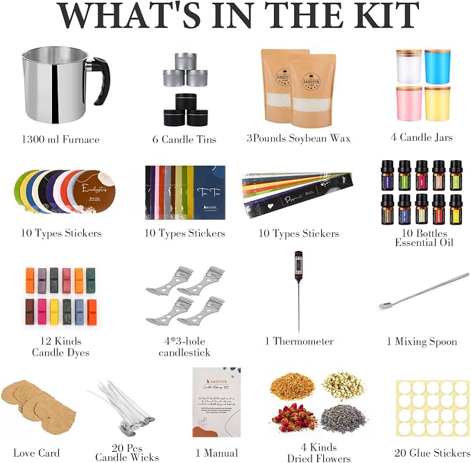 SAEUYVB Candle Making Kit - Image 2