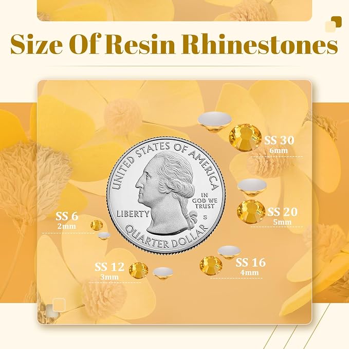 12000PCS 2mm Resin Rhinestones Bulk - Image 3
