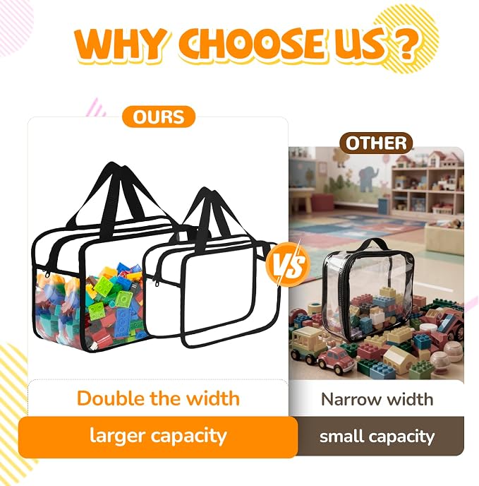 8pcs Extra large color Toy Storage Bags - Image 4