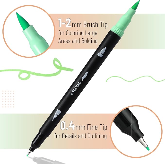 Mr. Pen- Dual Tip Brush Pens - Image 3