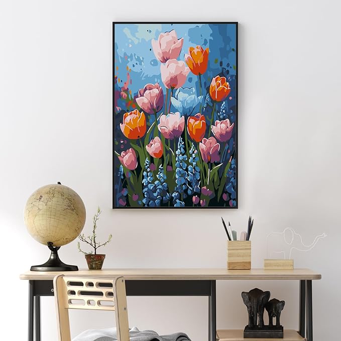 Yezavesu Framed Paint by Numbers Kit - Image 2