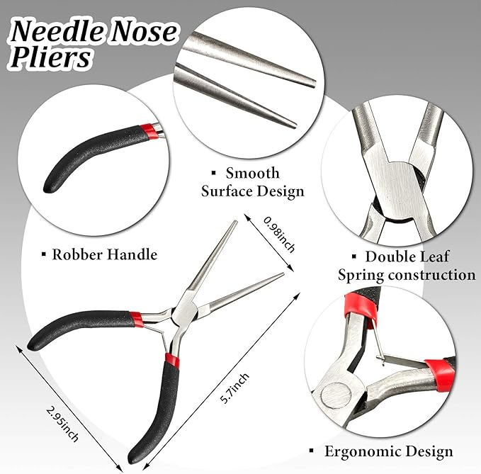17 Pieces Metal Model Tool Kit Compatible - Image 3