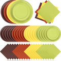 Zhehao 120 Pcs Disposable Paper Plates and Napkins Bulk Birthday Party by Zhehao