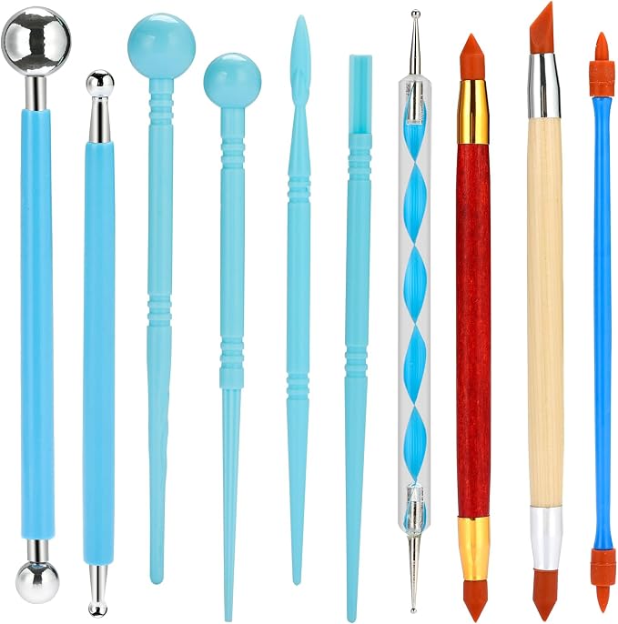 Polymer Clay Tools, Modeling Dotting Tools, Silicone Clay Sculpting Tool by Unknown