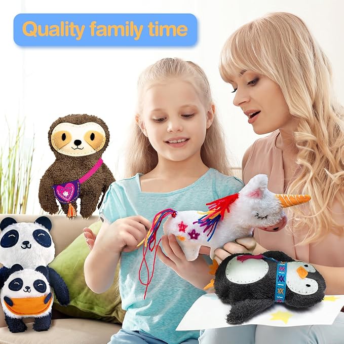 Avenir My First Sewing Kit for Kids Ages 6-8 Beginners | Learn to Sew Stuffed - Image 7