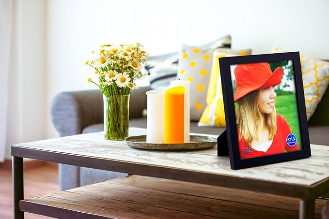 RPJC 8x10 Picture Frames Made of Solid Wood High Definition Glass - Image 7
