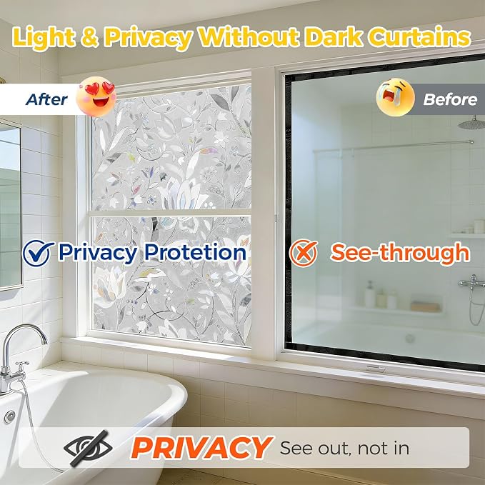 OHTMERU Window Privacy Film Decorative - Image 4