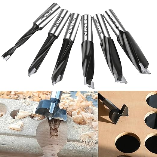 ASNOMY 9/16" Inch Carbide Forstner Drill Bit, 14mm Carbide Tipped Forstner Bit for Hard Wood, Wood Drilling Hole Saw Set Woodworking Hinge Cutter Tool Kits for Wood Plastic Plywood