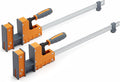 Bora 18" Parallel Clamp Set, 2 Pack of Woodworking Clamps with Rock-Solid, Even Pressure, 571118T, Rustic Brown