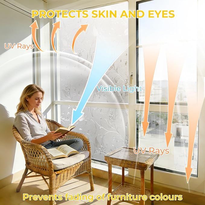 OHTMERU Window Privacy Film Decorative - Image 3