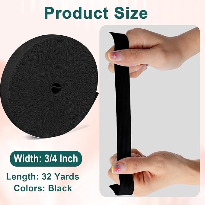 Airisoer 3/4 Inch Inch Elastic Band - Image 2