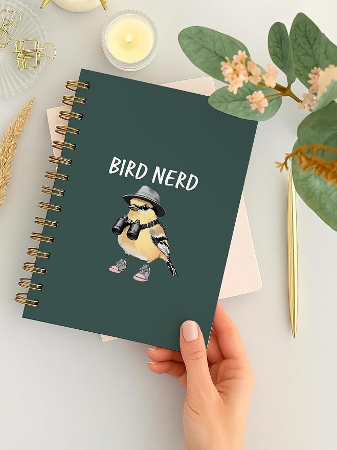 Funny Bird Birding Spiral Notebook, Birds Watching Journal, Gifts - Image 3