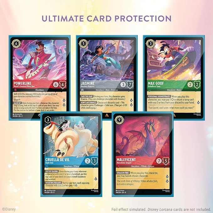 Ravensburger Disney Lorcana TCG Card Sleeve Pack – I2I | 65 Protective Sleeves - Image 2