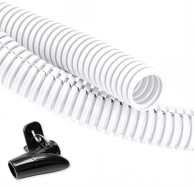 ZhiYo 20FT 1/2” Wire Loom Split Tubing Auto Wire Conduit Flexible Cover | High by ZhiYo