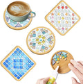 WATHFKCU 4 Sets DIY Glass Mosaic Tiles by WATHFKCU