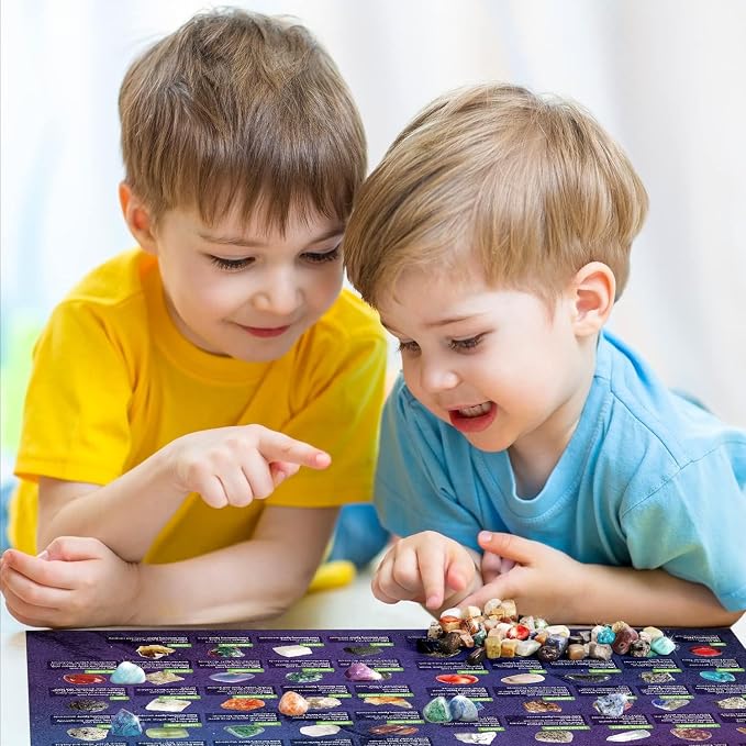 Rock Collection for Kids, Educational Gemstone Collection for Geology Learning - Image 4