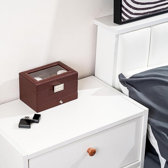 ProCase Watch Box, 3 Slot Watches Display Case - Image 3