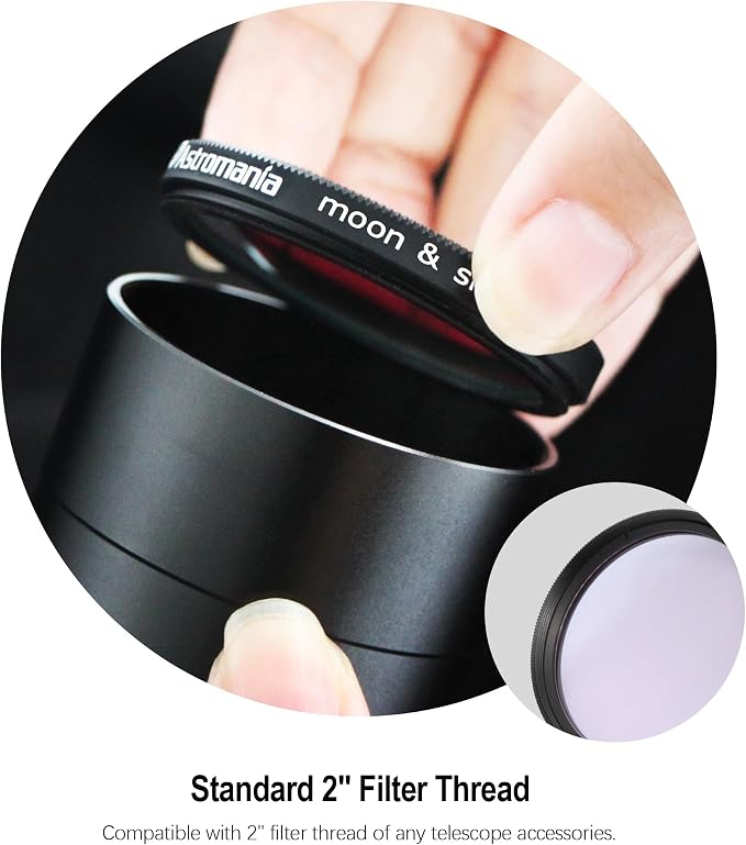 Astromania Moon Skyglow Filter for Telescope 2 Inch Lunar Filters | Telescope - Image 4