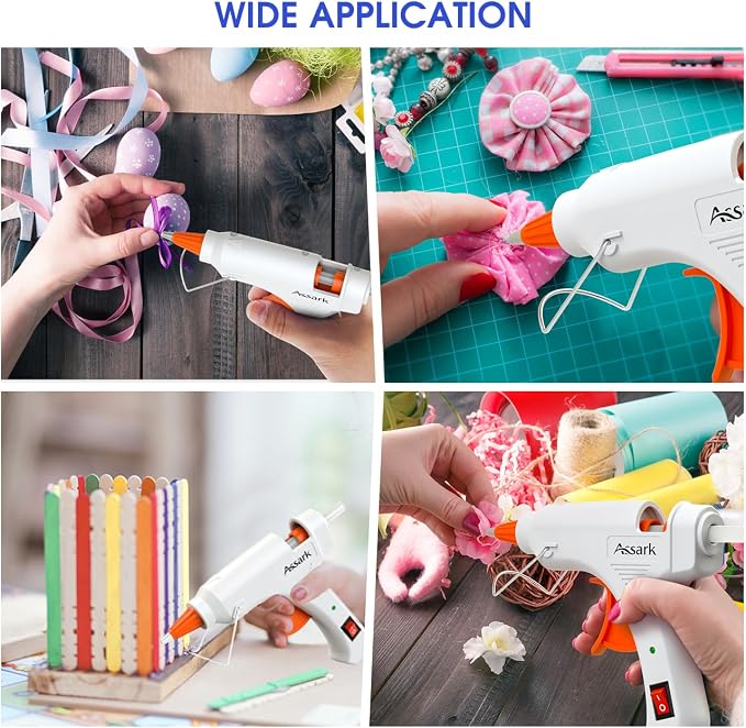 30W Mini Hot Glue Gun Kit with 30 Glue Sticks, Fast Preheating Hot Melt - Image 6