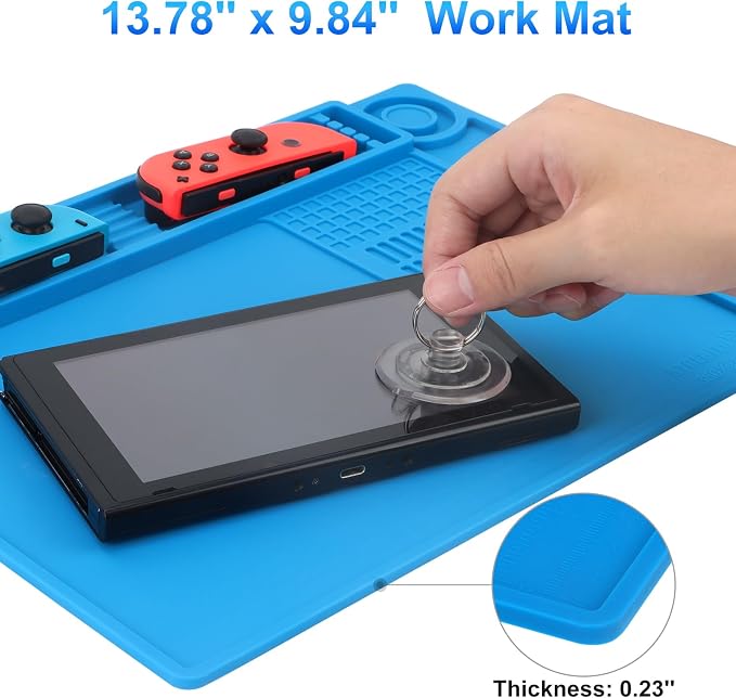 STREBITO Soldering Mat Electronics Repair Mat, Silicone Work Mat Heat Resistant - Image 5