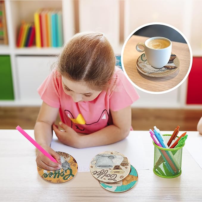 Sitsink Coffee Diamond Painting Coasters Kits - Image 5