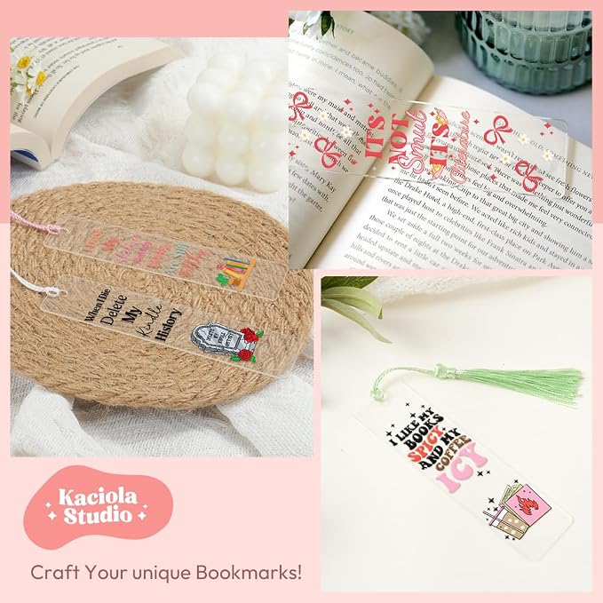 Kaciola 24 Acrylic Bookmark Blanks - Image 6