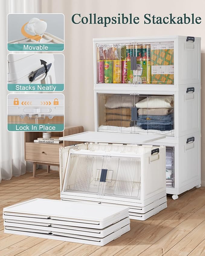 OlarHike 97QT Stackable Lockable Storage Bins - Image 2
