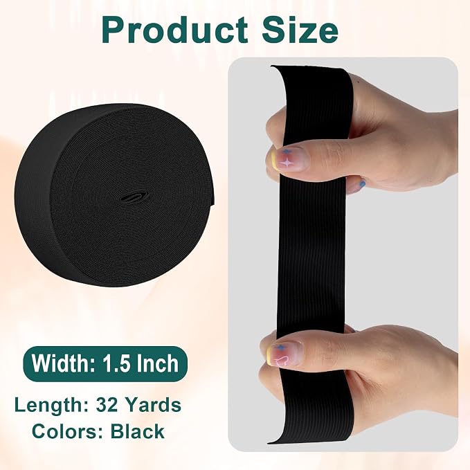 Airisoer 3/2 Inch Inch Elastic Band - Image 2