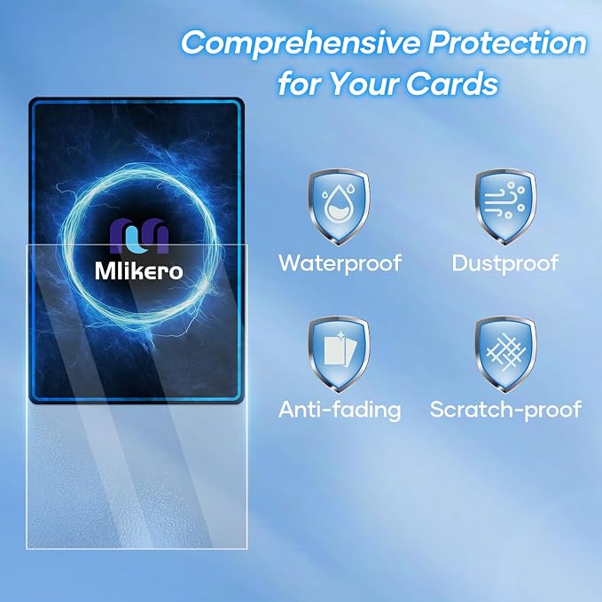 1000 Counts Card Sleeves, Matte Clear Card Sleeves Deck Card Protectors - Image 3