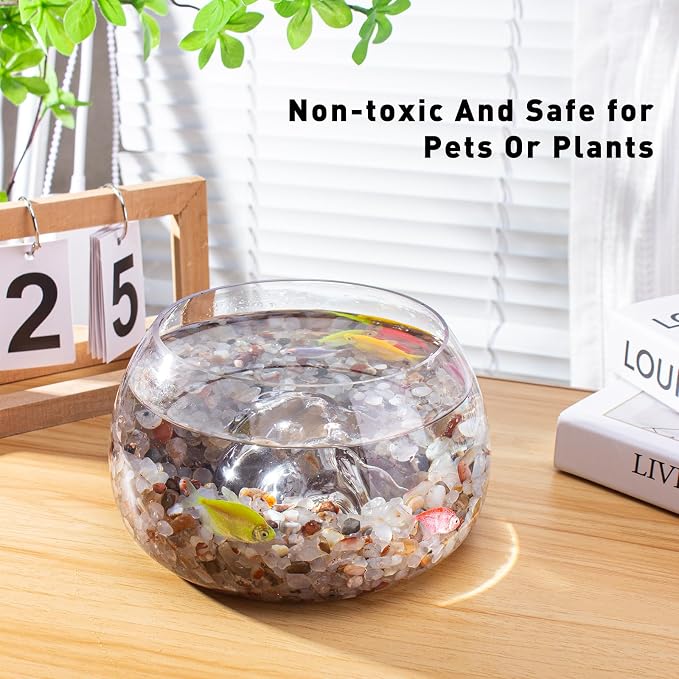 Crystal Chips Polished Crushed Quartz Vase Filler, 0.88 Lb Irregular Shaped - Image 4