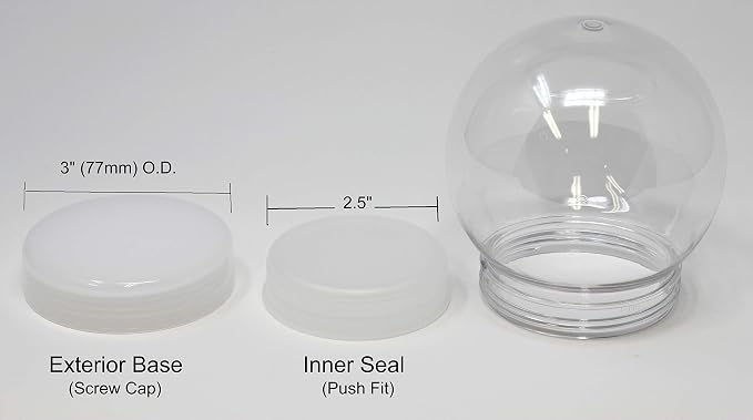 Creative Hobbies 5 Inch DIY Snow Globe Water Globe - Image 4