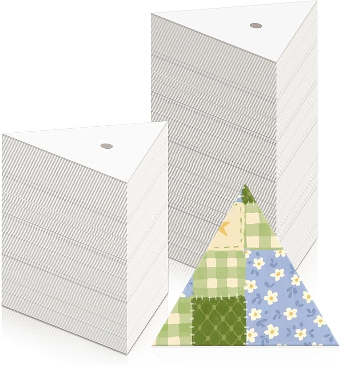 300 PCS 2" Equilateral Triangle Paper Piecing Templates, Quilting Templates by Neworkg