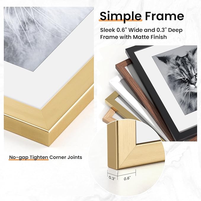 Venusmiles 15 Pack Picture Frames Collage Wall Decor, Gallery Frame Set - Image 4