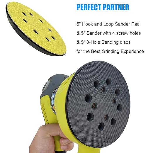 5-Inch Replacement Pad for Ryobi #300527002, Compatible with Ryobi RS290, RS280/RS280VS, RS281VS, P411 Random Orbit Sander