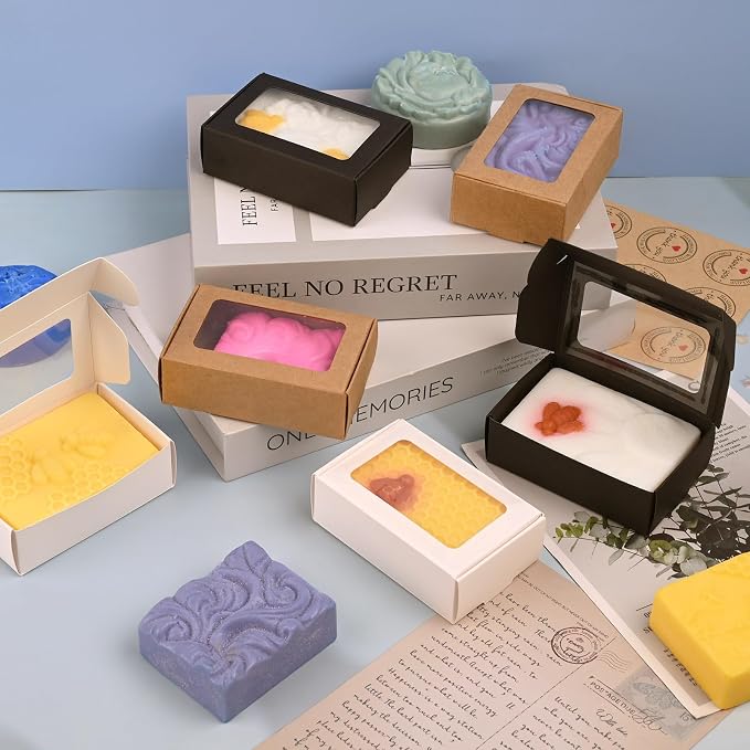 Moukiween 30 PCS Multicolour Soap Boxes - Image 6