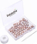 Natural Pearl Beads Potato 6-7mm Purple Freshwater Cultured Loose Gemstone Beads for DIY Jewelry Making 13.8''/Strand HQ