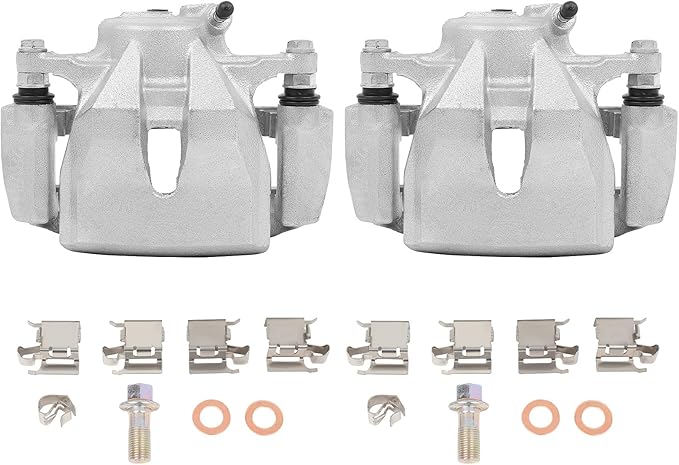 SCITOO 19B3194 19B3195 Front Left & Right Disc Brake Calipers Assembly w/Bracket For Pontiac For Vibe,For Scion For iM/For tC,For Toyota For Corolla iM/For Matrix/For Mirai/For RAV4