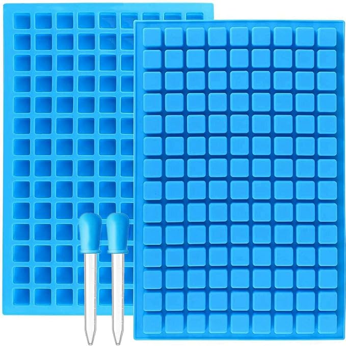 JOERSH Square Candy Molds, 252 Cavities, Non Stick, by JOERSH