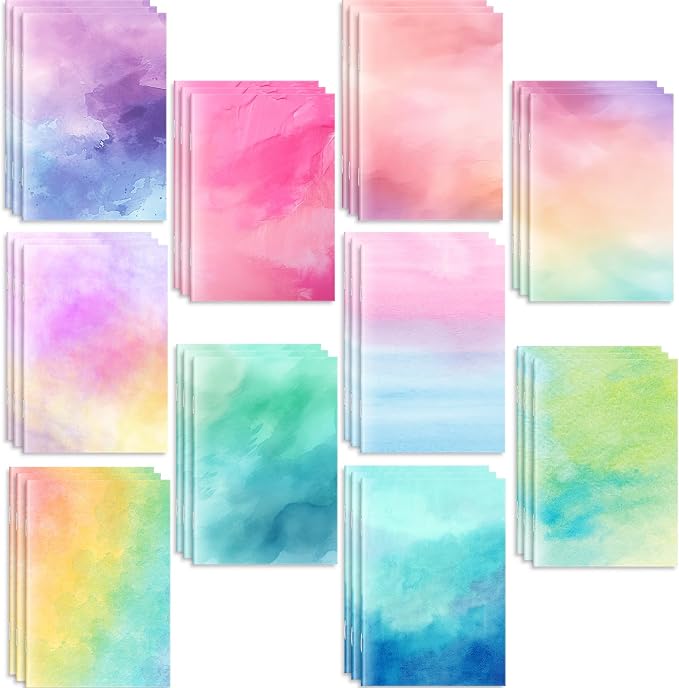 Tenceur 100 Pcs Mini Tie Dye Notebooks Pocket Notepads Bulk Tie Dye Small Memo by Tenceur