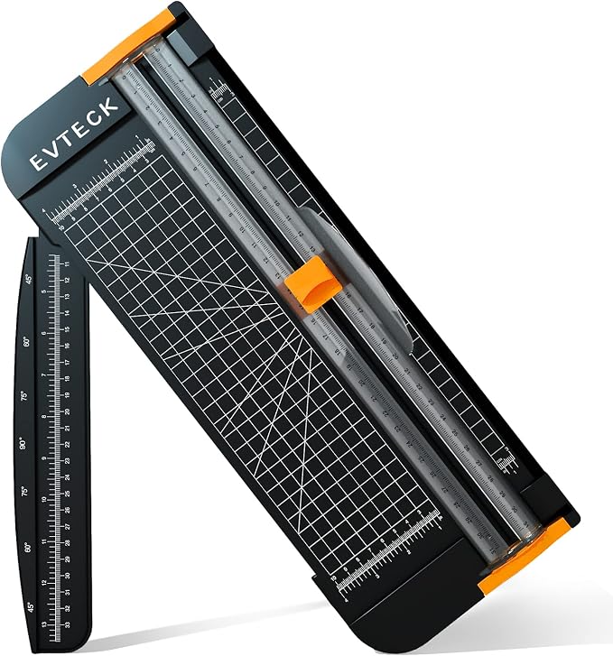Evteck Paper Cutter 12 Inch Paper Trimmer Slider Crafting Scrapbooking Supplies by WelcometoEvteck