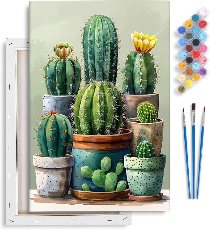 Yezavesu Framed Paint by Numbers Kit by Yezavesu
