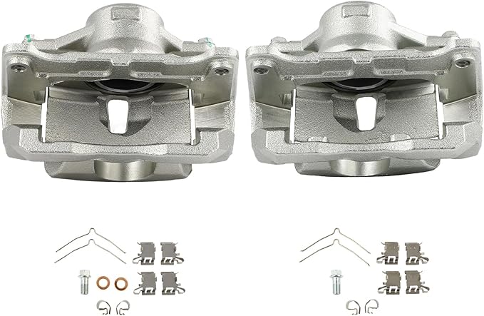 SCITOO Front Brake Calipers With Bracket 19B7502 19B7503 Compatible For Lexus For ES250 2021-2023,For ES300h 2019-2023,For ES350 2019-2023,For Toyota For Avalon 2019-2022,For Camry 2018-2023