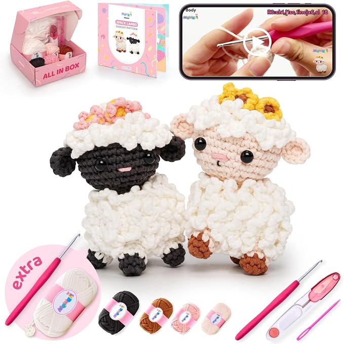 Mewaii Crochet Kit for Beginners Level 1 by Mewaii