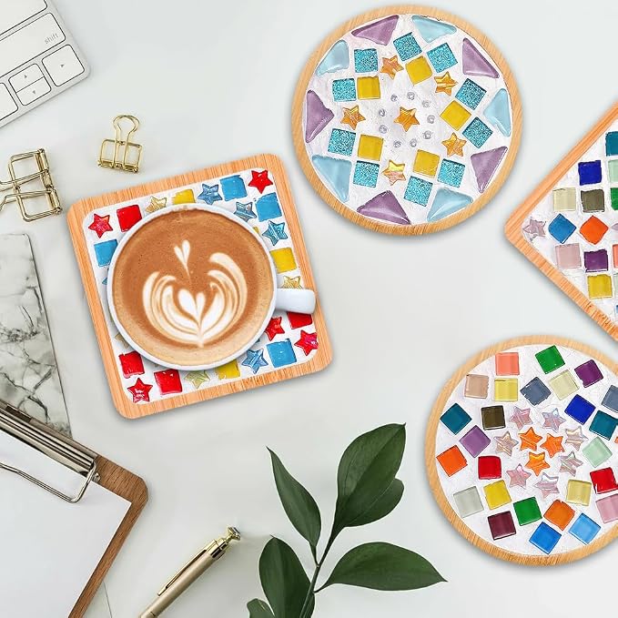 Adboros 10 Sets DIY Glass Mosaic Tiles - Image 6