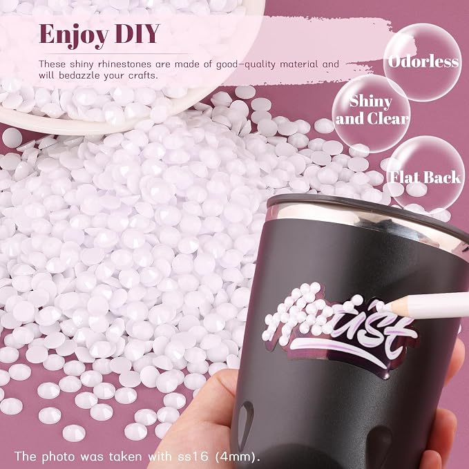 12000PCS 2mm Resin Rhinestones Bulk - Image 4