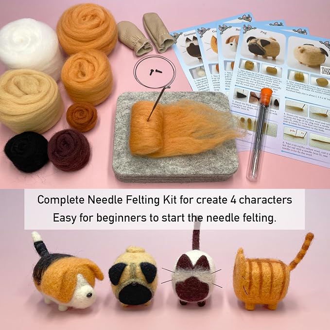 Truslin Needle Felting Kit, DIY Crafts - Image 6