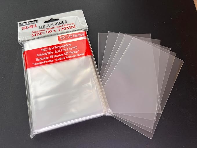 Sleeve Kings Standard Card Sleeves – 110 Count, Large Size, Compatible - Image 3